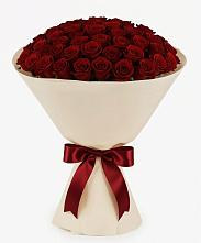 Букет 101 Бордовая роза Блэк Бакарра в Красном Яре Омской области