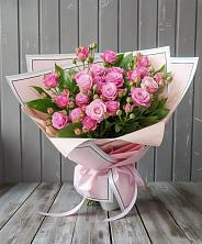 Букет Розовый кустик в Красном Яре Омской области