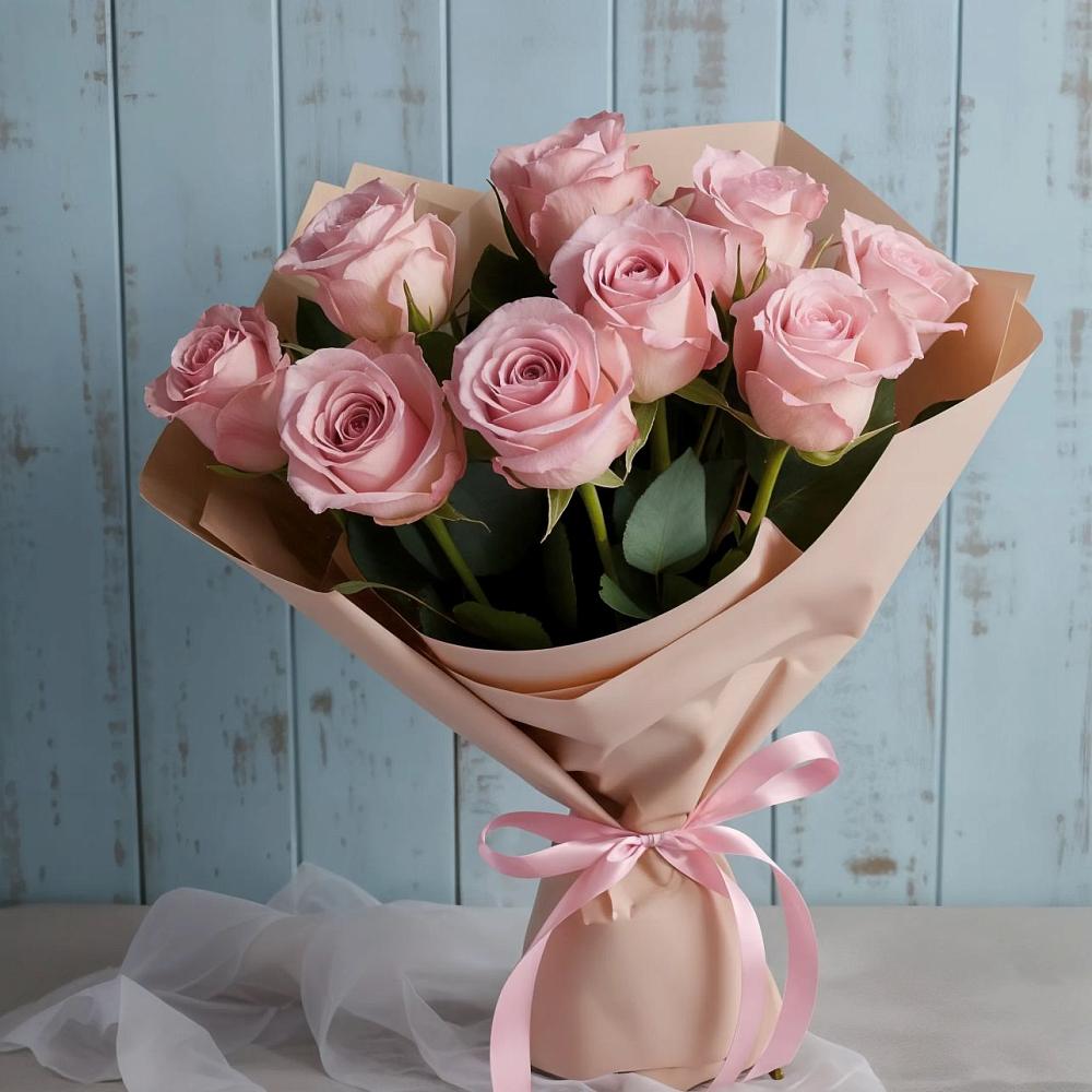 Букет цветов из: Розы в Красном Яре Омской области