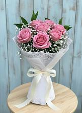Букет цветов из:  Розы #REPLACE_PRED# Красном Яре Омской области