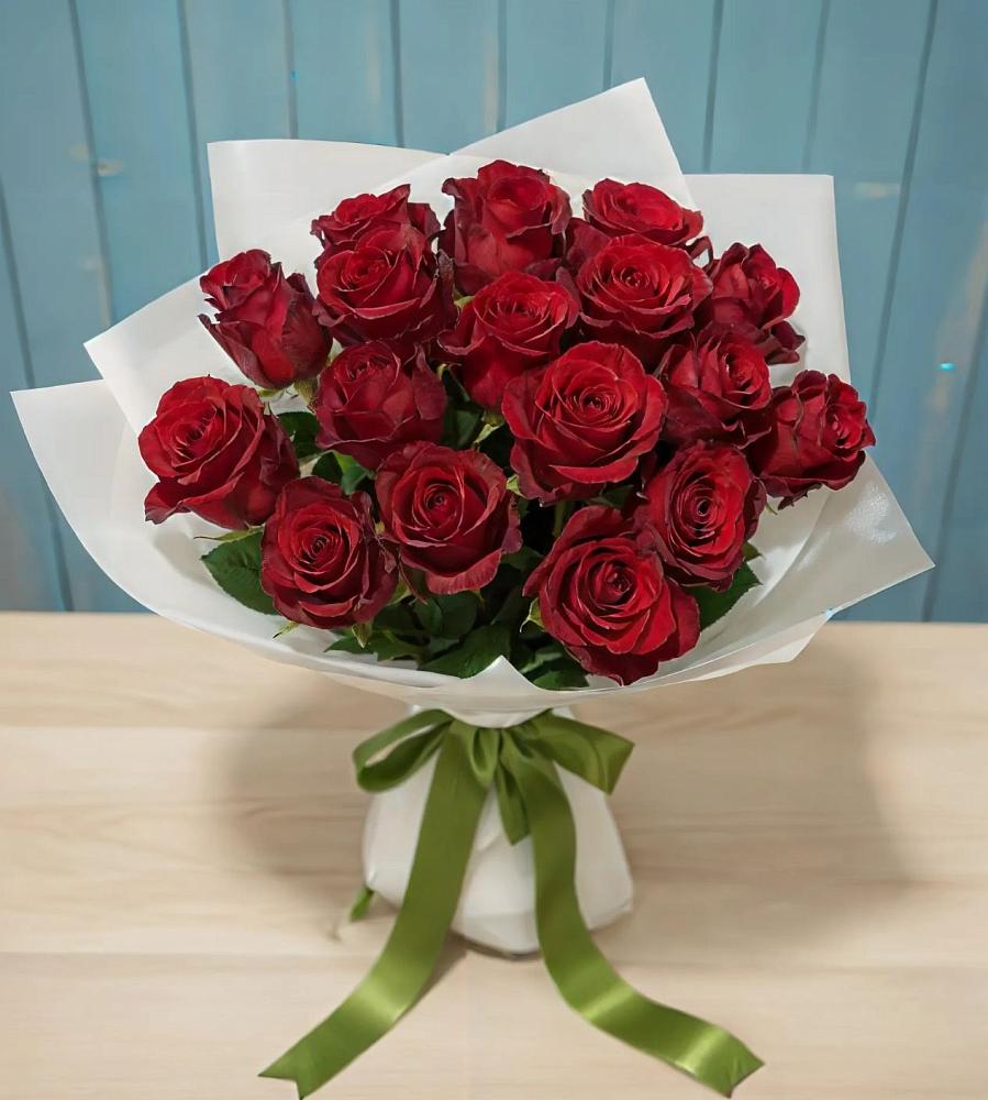 Букет Красные розы в Красном Яре Омской области