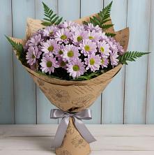 Букет цветов из:  Хризантемы в Красном Яре Омской области