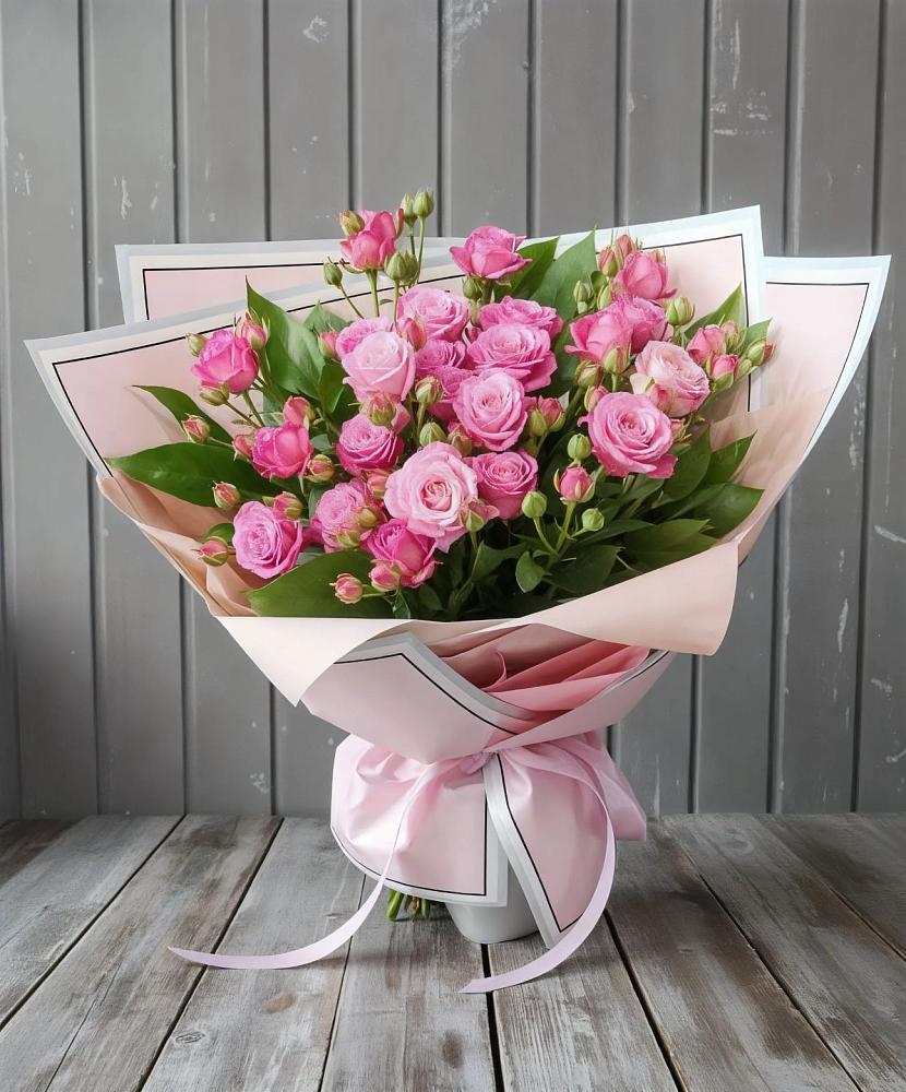 Букет Розовый кустик в Красном Яре Омской области