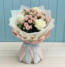 Букет цветов из:  Розы в Красном Яре Омской области