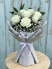 Букет цветов из:  Розы в Красном Яре Омской области