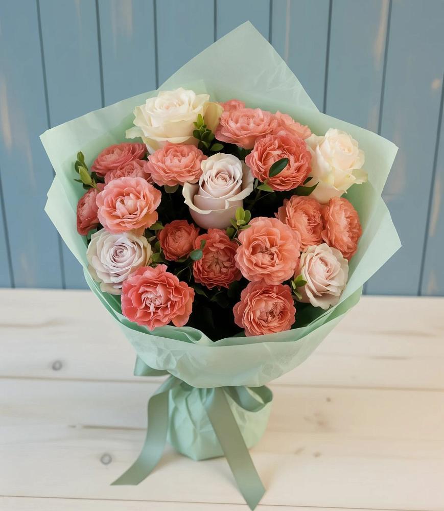 Букет цветов из: Розы в Красном Яре Омской области