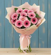 Букет цветов из:  Герберы в Красном Яре Омской области
