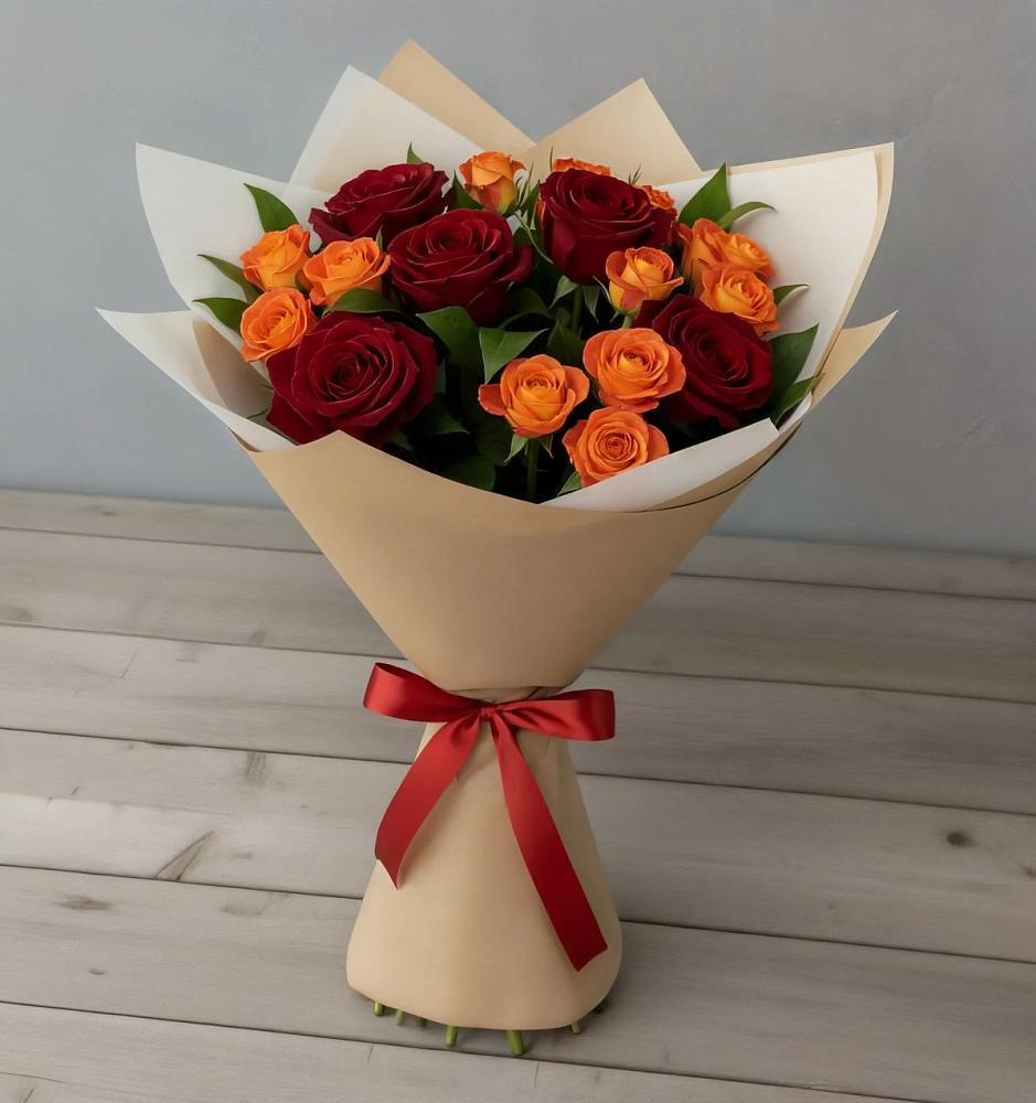 Букет Любовь и восторг в Красном Яре Омской области