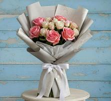 Букет цветов из:  Розы #REPLACE_PRED# Красном Яре Омской области